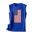 thumbnail image 4 of Wycnly Tank Top for Women Womens Workout Tops Loose Comfy Patriotic 4th of July Tops Cute Independence Day Graphics Sleeveless Shirts Girls Sleeveless Shirt, 4 of 4