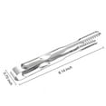 thumbnail image 3 of keepw en Acier Inoxydable Glace Tong Portable Anti-Rouille Réutilisable Bar Club Buffet Apéritif Pain Steak Clip Accessoires 8inch, 3 of 6