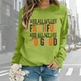 thumbnail image 4 of Christian Sweatshirts for Women 2025 And All My Life You Have Been Faithful Sweatshirt Pullover Tops, 4 of 8
