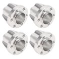 thumbnail image 2 of Rc Wheel Hex Hub 1/10 Wheel Hex Hub Rc Car Wheel Hex Hub 1.9inch Wheel Hex Hub 4pcs 1.9inch Aluminum Alloy Silver Wheel Hex Hub Fit For SCX10 1/10 RC Car Model17mm, 2 of 8