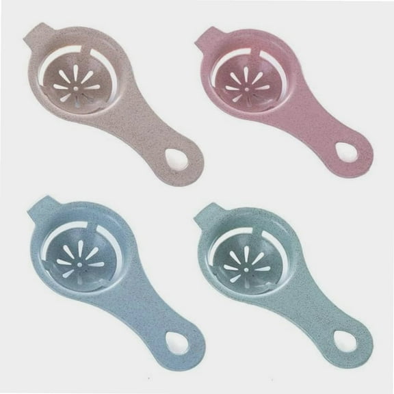 8 Counts Egg Yolk White Separator, Egg Separator Egg Yolk Separator Food Grade Egg White Filter Egg Separator Tool Kitchen Baking Gadget