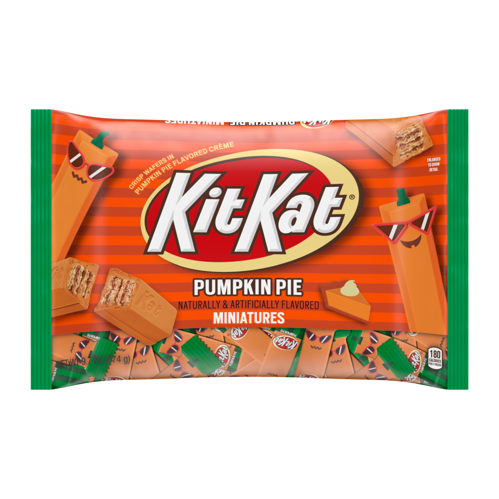 Kit Kat Halloween Miniatures Wafer Bars in Pumpkin Pie Flavored, 9.7 Oz.