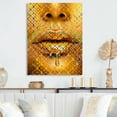 thumbnail image 2 of Designart Luscious Designer Lips III Canvas Wall Art, 2 of 5