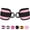 black-pink, variant on Minzimin Fitness Ankle Straps for Cable Machines, 2 Pack Comfortable Adjustable Padded Ankle Wrist Cuffs, Kickback Glute Workouts for Men Women