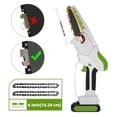 thumbnail image 7 of Huepar 6 inch Portable Chainsaw, Chain Speed 32.8ft/s, Cordless Power Chain Saws with 2 Batteries , Mini Handheld Electric Chainsaw for Tree Trimming Branch Wood Cutting CS061, 7 of 7