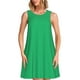 thumbnail image 1 of Balery Forestgreen Vestidos de verano para mujer con estampado: vestido holgado sin mangas, vestido playero informal y cómodo para días calurosos., 1 of 7