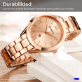 thumbnail image 5 of Reloj Curren para Dama Análogo Contra Agua Fechador Oro rosa de Aleación de Metales, 5 of 5