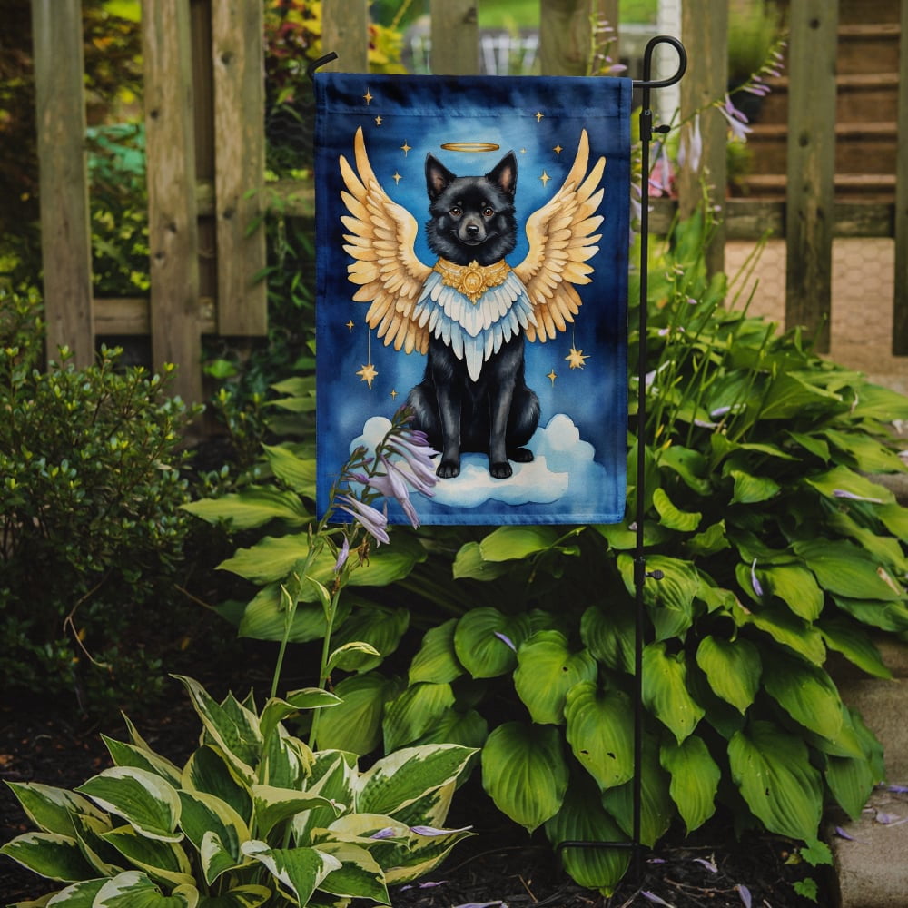 Schipperke My Angel Garden Flag 11.25 in x 15.5 in