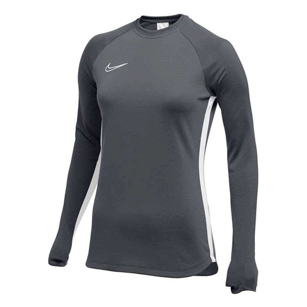 Nageslacht Vesting Mus Nike Women's Academy 19 Crew Long Sleeves Top, AO1468-060 Anthracite/White,  Small - Walmart.com