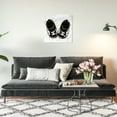 thumbnail image 2 of Wynwood Studio Canvas Fashion Baby Shoes Fashion and Glam Shoes Wall Art Canvas Print Black 20x20, 2 of 3