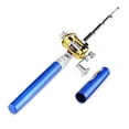thumbnail image 3 of Combo de aparejos de pesca de aleación de aluminio con forma de bolígrafo mini herramienta de pesca con caña,BLUE Xemadio 2549230, 3 of 5