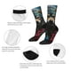 thumbnail image 4 of Balery Vintage Wolf Warrior Calcetas Largas con Estampado para Hombre y Mujer – Suaves y Transpirables, Talla Única (US 5-11), 4 of 6