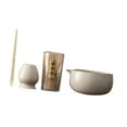 thumbnail image 4 of Siruishop Japanese Matcha Tea Set Ceramic Matcha Bowl,Matcha Tea Ceremony Set,Traditional Bamboo Matcha Whisk for Japanese Tea Utensils A, 4 of 8
