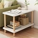 thumbnail image 1 of Mesa De Centro Scandi Home Rectangular Blanca De Dos Capas, 1 of 4