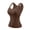 Brown, variant on Sports Bras for Women Ice Feel Wide Shoulder Backless Fixed Cup Slim Shaping Vest Womens Seamless Jelly Bras 1 PC