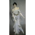 thumbnail image 2 of Boldini, Giovanni 13x24 Black Ornate Wood Framed with Double Matting Museum Art Print Titled - Madame Charles Max, 2 of 4