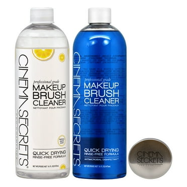 Cinema Secrets Professional Makeup Brush Cleaner Lemon 16oz   Brush Cleaner Blue 16oz   Cleansing Tin