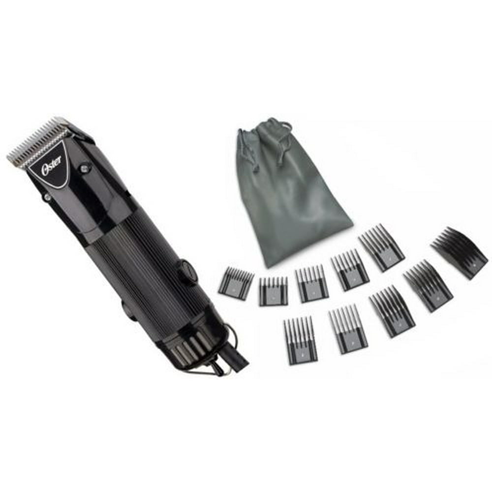 Oster A5 Single 1Speed Animal Clipper + 10 Piece Comb Set
