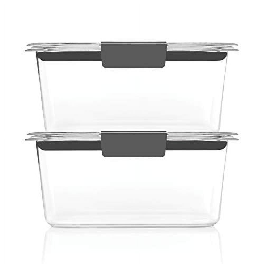 Rubbermaid® Brilliance™ Medium Deep Container, 2 pk - Food 4 Less