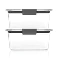 Rubbermaid Brilliance 4.7 Cup Medium StainProof Food Storage Container