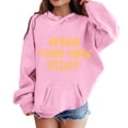 thumbnail image 2 of Kids Letter Print Hoodie Long Sleeve With Pocket Casual Pullover For Boys Girls, 2 of 5