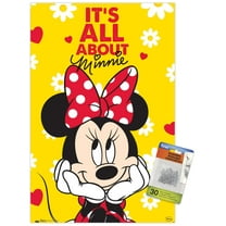 Disney Minnie Mouse - Classic Wall Poster with Push Pins, 14.725" x 22.375"