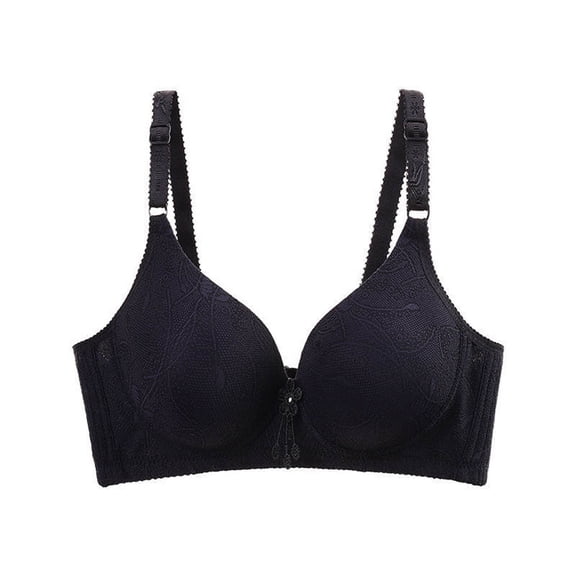 Zpanxa Modal Wire-Free Bra Breathable Lace Adjustable Everyday Comfort Bra