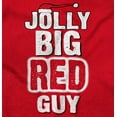 thumbnail image 2 of Christmas Jolly Big Red Guy Santa Men's Crewneck Sweatshirt Brisco Brands S, 2 of 6