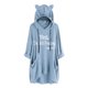 thumbnail image 1 of Gibobby Mujeres S Sudaderas con capucha Sudaderas con capucha de orejas de con estampado de letras de manga larga informal para mujer, sudadera con cordón, blusa con bolsillo （Azul， S), 1 of 4
