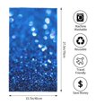 thumbnail image 2 of Balery A Blue Glitter Toalla de Microfibra Premium con Estampado – 27.5x16 pulgadas, Alta Absorción, Suave y Aterciopelada, Secado Rápido, 2 of 6