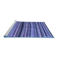 thumbnail image 2 of Ahgly Company Machine Washable Indoor Rectangle Abstract Blue Contemporary Area Rugs, 2' x 3', 2 of 4