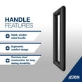 thumbnail image 5 of Aston Sdr965ez-483480 Belmore Xl 80" High X 48" Wide Hinged Frameless Shower Door - Gold, 5 of 7