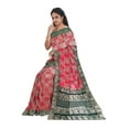 thumbnail image 4 of Traditional Saris with Running Blouse and Meenakari Weaving for Wedding Party, 4 of 7