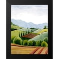 thumbnail image 2 of Popp, Grace 19x24 Black Modern Framed Museum Art Print Titled - Tuscan Valley Sketch II, 2 of 5