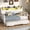 Beige, variant on ANPOO Twin Daybed with Trundle, Upholstered Sofa Bed Frame with Charging Station & LED Lights, Heavy Duty Metal Day Bed with Storage Pockets, No Box Spring Needed, for Living Room Bedroom
