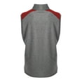thumbnail image 2 of A4 N4095 Mens Tourney Sleeveless Fleece - Heather/Scarlet - 3XL, 2 of 2