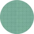 thumbnail image 1 of Ahgly Tapis Rond Lavable en Machine Intérieur Transitionnel Moyen Turquoise Vert, 5 Pieds Rond, 1 of 7