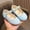 Blue, variant on CHUOU Mary Jane Shoes for Girls Sandals Solid Pearl Cute Flat Bottom Lightweight Hook Loop Princess Shoes Dress Shoes,2-2.5 Years