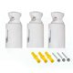 thumbnail image 3 of 3pcs Heated Radiators Brackets Replacement Towel Rail Radiator Brackets Heated Wall Fixing Mounting Accessories, 3 of 5