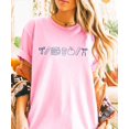 thumbnail image 6 of Back to School Shirt for Teachers and Students Cute Coquette Bow School Supplies Graphic Tee Pink Shirt Adult Large, 6 of 7