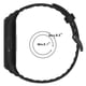 thumbnail image 4 of [Negro] Adecuado para Galaxy Fit3 (SM-R390) correa reloj silicona integrada Galaxy Fit3 pulsera armadura correa (B), 4 of 9