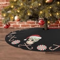 thumbnail image 6 of Christmas Tree Skirt 36 Inch Sugar Skull Santa Holiday Decorations for Festive Party Indoor Outdoor Xmas Ornaments, 6 of 6