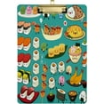 thumbnail image 1 of FMSHPON Sushi Poster Design Clipboard Hardboard Wood Nursing Clip Board and Pull for Standard A4 Letter 13x9 inches, 1 of 7