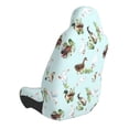 thumbnail image 2 of Wukai Duck Animals Farm Full Set Car Seat Covers with Soft Padding Universal Auto Front Seats Protector and Cushion Mat, 2 of 5