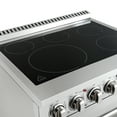thumbnail image 4 of Forno Paolo 30-Inch Freestanding Electric Range, Stainless Steel, 4.38 cu.ft, True Convection Oven, Energy Efficient, 4 of 5