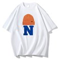 thumbnail image 5 of Camiseta Casual de Manga Corta de la Blusa de Cuello Redondo, Mangas de Mano para Hombres, 5 of 5