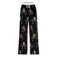 thumbnail image 5 of Halloween Pajama Pants Women Pumpkin Skull Ghost Print Pajamas Cute Funny PJ's Women's Jammies PJs, 5 of 5