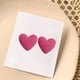 thumbnail image 4 of Pendientes de corazón Hugo Conjunto de corazón de amor Acrílico, 4 of 7