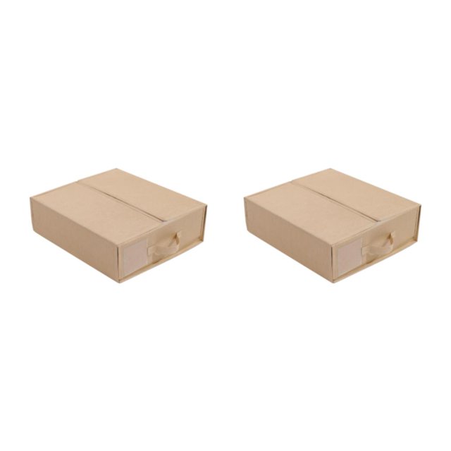 kurtrusly Cube Storage Organizer Convenient Closet Organization Solution Protective Storage Closet Organizer Khaki 2Set