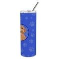 thumbnail image 3 of Carolines Treasures WDK1067TBL20 Doodle Liver Design3  Stainless Steel 20 oz Skinny Tumbler Blue 20 oz multicolor, 3 of 4